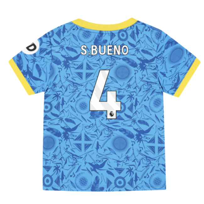 2025-2026 Wolves Third Infant Kit (S.Bueno 4)-Football Jersey Hub