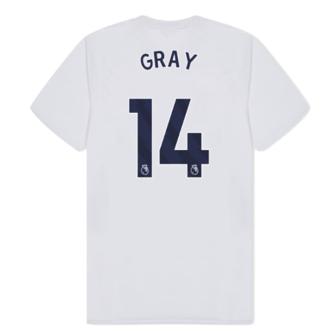 Tottenham Hotspur Poly T-shirt (White) (Gray 14)-Football Jersey Hub