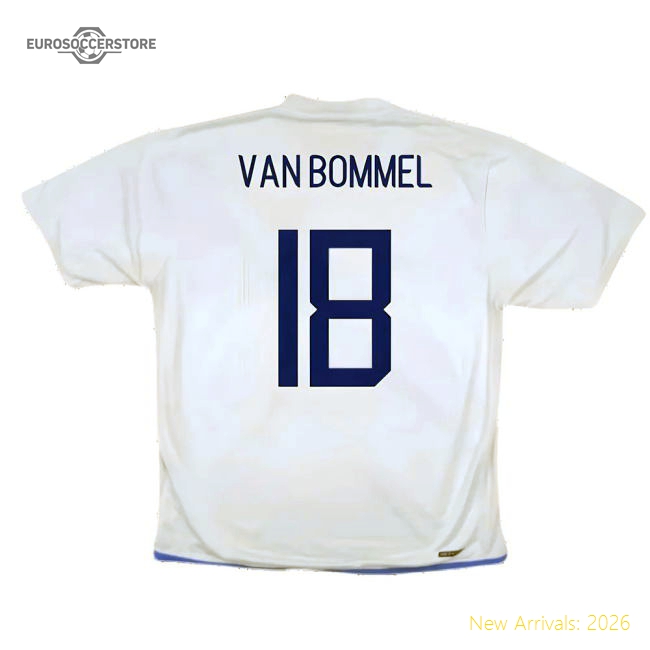 Holland 2006-08 Away Shirt ((Very Good) S) (Van Bommel 18)-Football Jersey Hub
