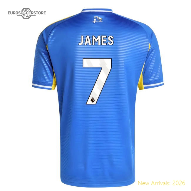 2025-2026 Leeds Away Shirt (James 7)-Football Jersey Hub