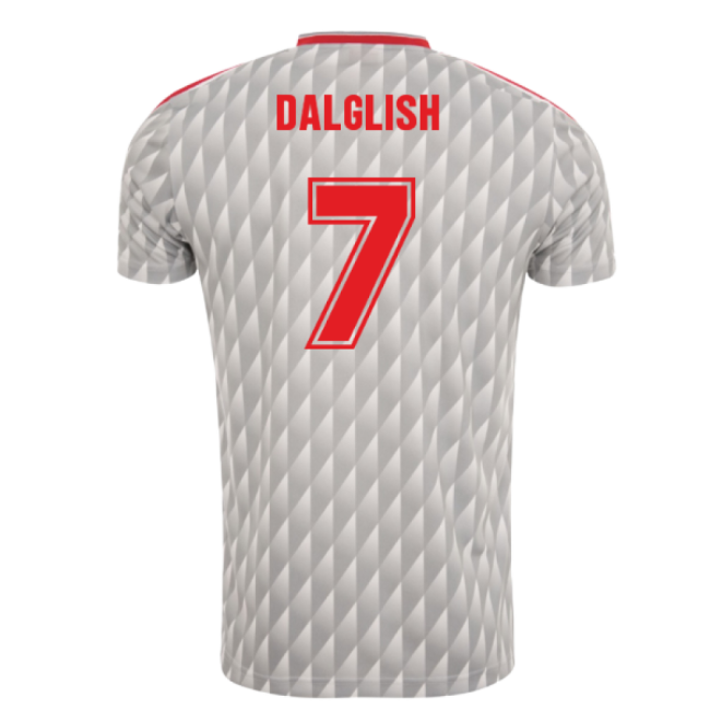 1989-1991 Liverpool Away Candy Retro Shirt (DALGLISH 7)-Football Jersey Hub