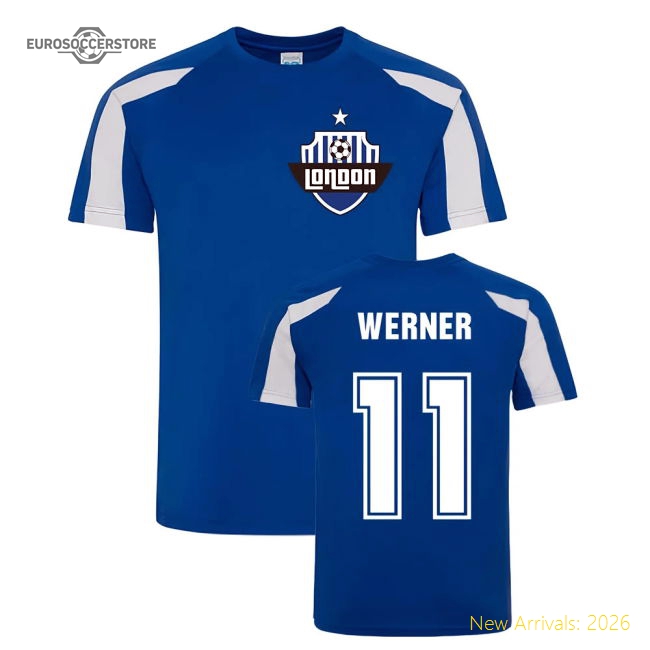 Timo Werner Sport Training Jersey (Blue)-Football Jersey Hub