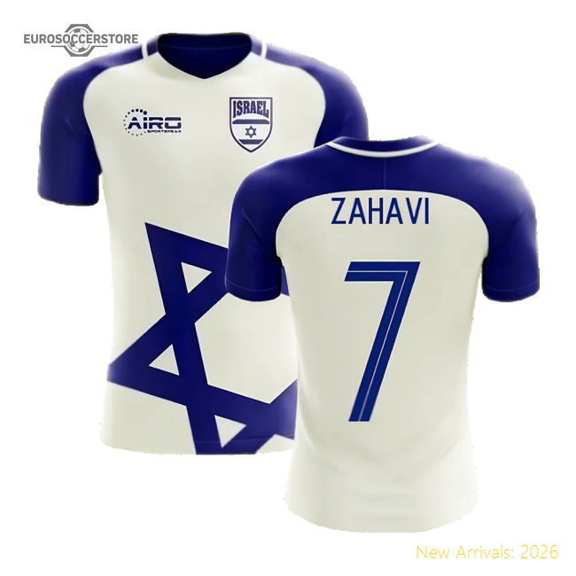 2025-2026 Israel Home Concept Football Shirt (Zahavi 7) - Kids-Football Jersey Hub