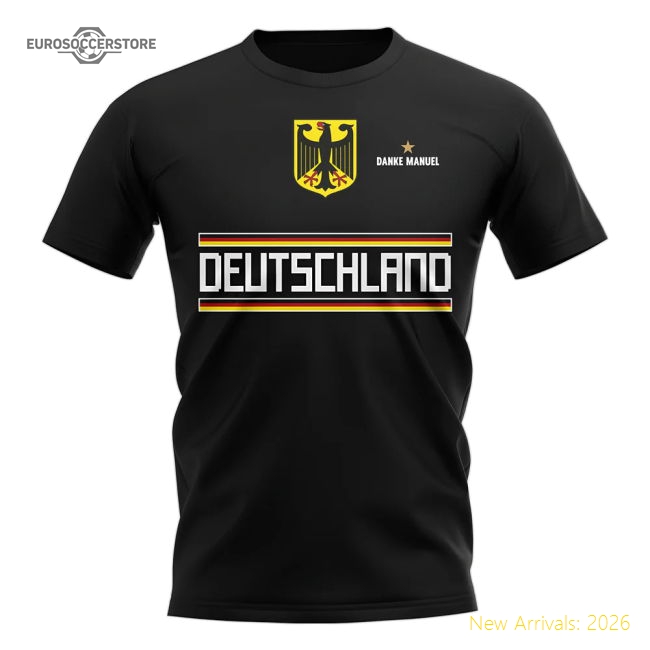 Danke Neuer Germany T-Shirt (Black)-Football Jersey Hub