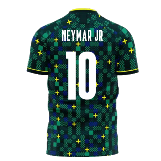 Brazil 2025-2026 Third Concept Football Kit (Libero) (NEYMAR JR 10)-Football Jersey Hub