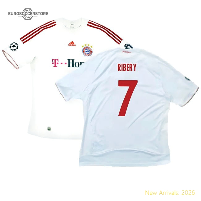 Bayern Munich 2008-09 Third Shirt ((Very Good) XXL) (Ribery 7)-Football Jersey Hub