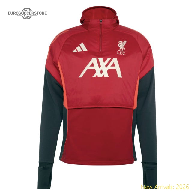 2025-2026 Liverpool Wind Top (Red)-Football Jersey Hub