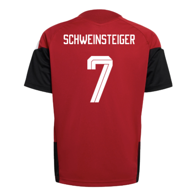2026-2027 Germany Training Jersey (Red) - Kids (Schweinsteiger 7)-Football Jersey Hub