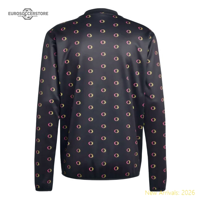 2024-2025 Juventus Pre Match Warm Up Top (Black)-Football Jersey Hub