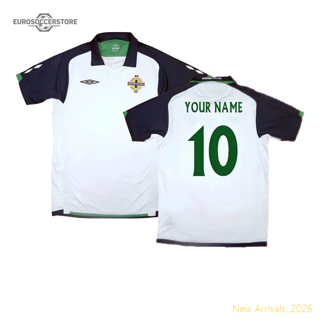Northern Ireland 2009-10 Away Shirt ((Very Good) XL) (Your Name)-Football Jersey Hub