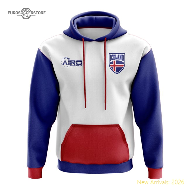 Iceland Concept Country Football Hoody (White)-Football Jersey Hub