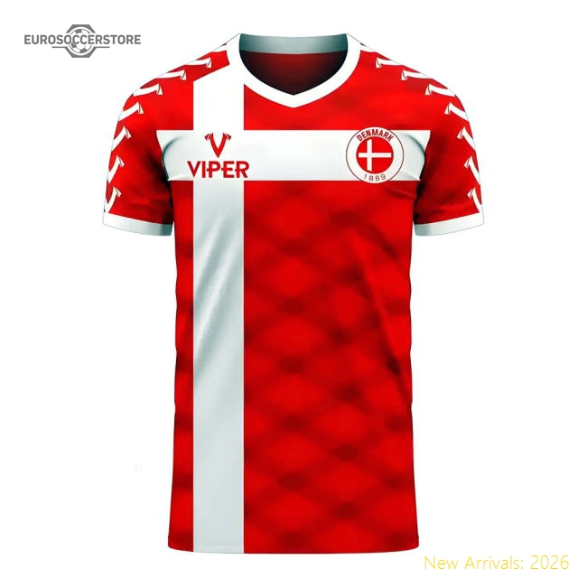 Denmark 2025-2026 Home Concept Football Kit (Viper)-Football Jersey Hub