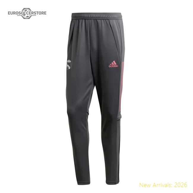 2020-2021 Real Madrid Adidas Training Pants (Grey) - Kids-Football Jersey Hub
