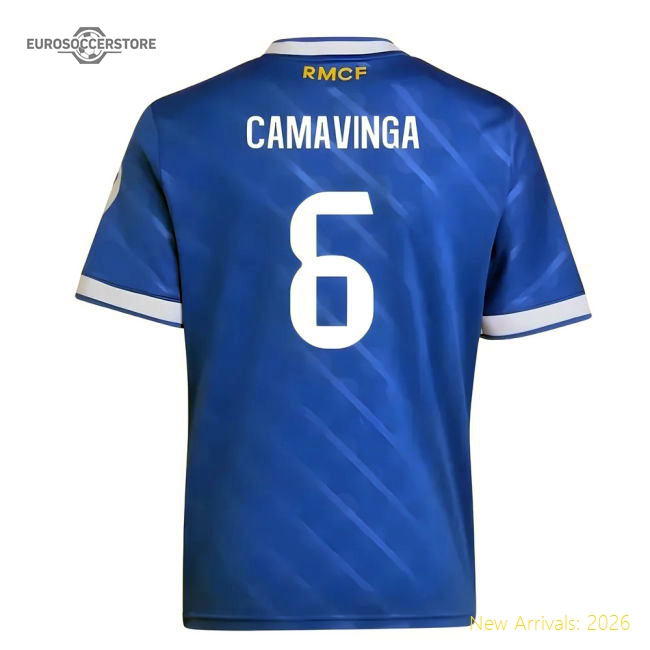 2025-2026 Real Madrid Third Shirt (Kids) (Camavinga 6)-Football Jersey Hub