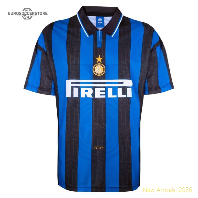 1996 Inter Milan Home Shirt (IBRAHIMOVIC 8)-Football Jersey Hub