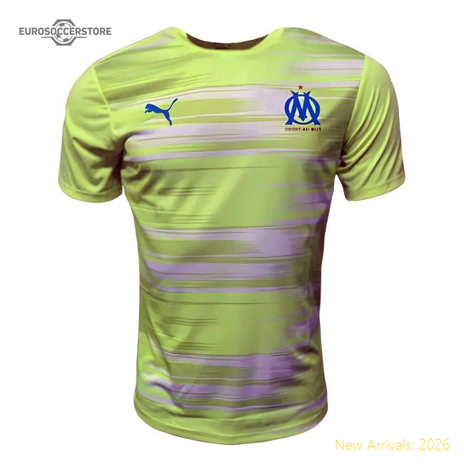 2020-2021 Marseille Stadium Jersey (Yellow)-Football Jersey Hub
