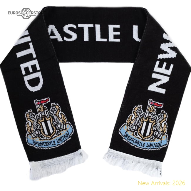 Newcastle United FC Crest Scarf-Football Jersey Hub