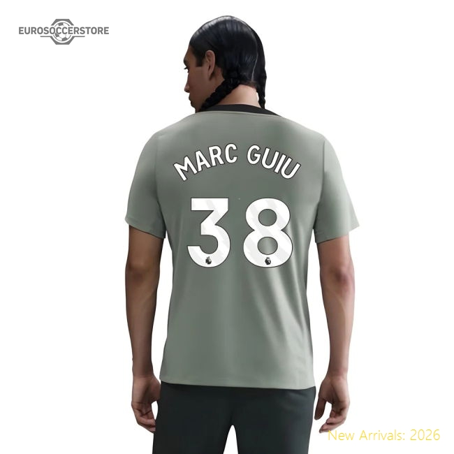 2025-2026 Chelsea Strike Training Shirt (Jade Green) (Marc Guiu 38)-Football Jersey Hub