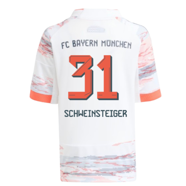 2025-2026 Bayern Munich Away Mini Kit (Schweinsteiger 31)-Football Jersey Hub