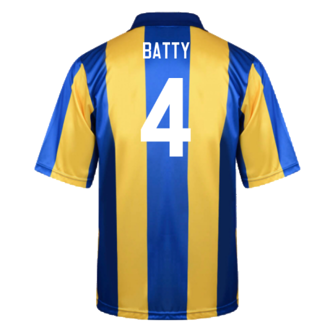 Leeds United 1993-1994 Away Shirt (XL) (Very Good) (Batty 4)-Football Jersey Hub