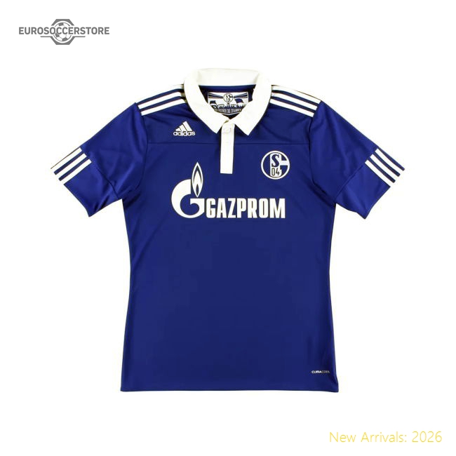 Schalke 2010-12 Home Shirt (M) Holtby #7 (Very Good)-Football Jersey Hub