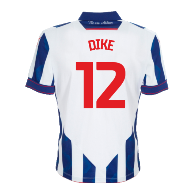 2024-2025 West Brom WBA Home Shirt (Dike 12)-Football Jersey Hub
