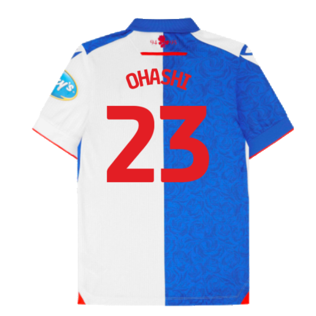 2024-2025 Blackburn Rovers Home Shirt (Ohashi 23)-Football Jersey Hub