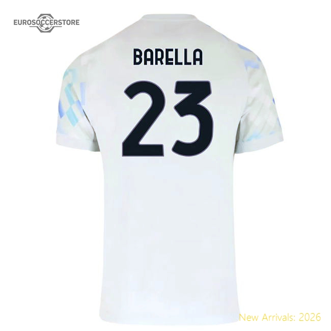2025-2026 Inter Milan Away Shirt (Barella 23)-Football Jersey Hub