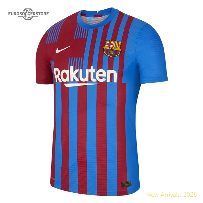 2021-2022 Barcelona Vapor Match Home Shirt (RONALDINHO 10)-Football Jersey Hub