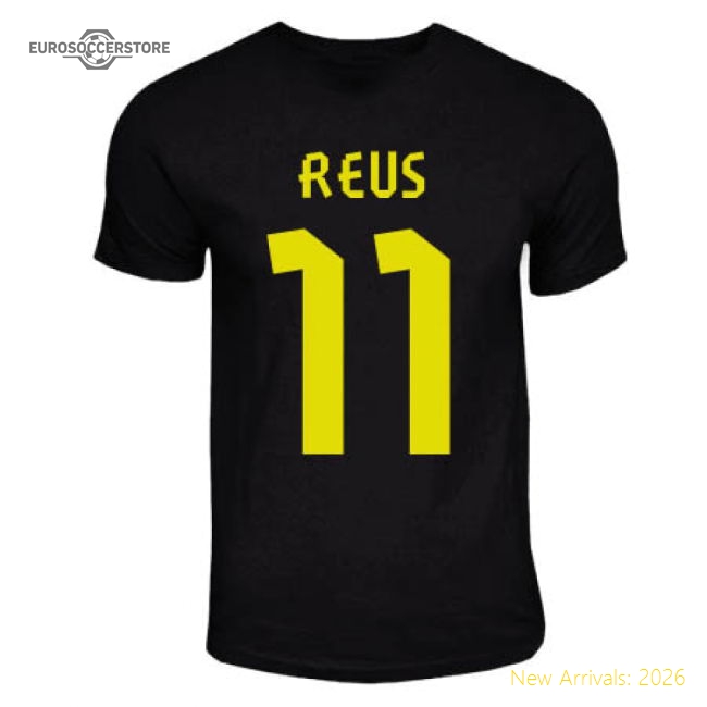 Marco Reus Dortmund Away Hero T-shirt (black)-Football Jersey Hub