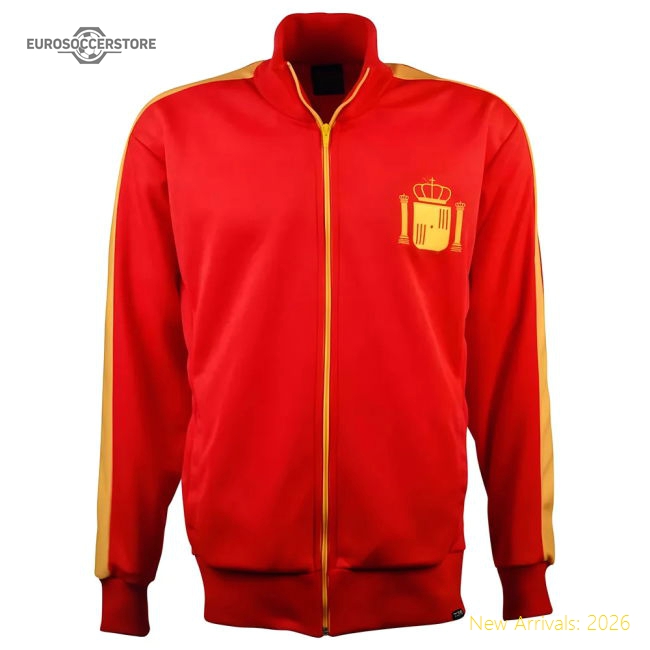 Spain Retro Track Top-Football Jersey Hub