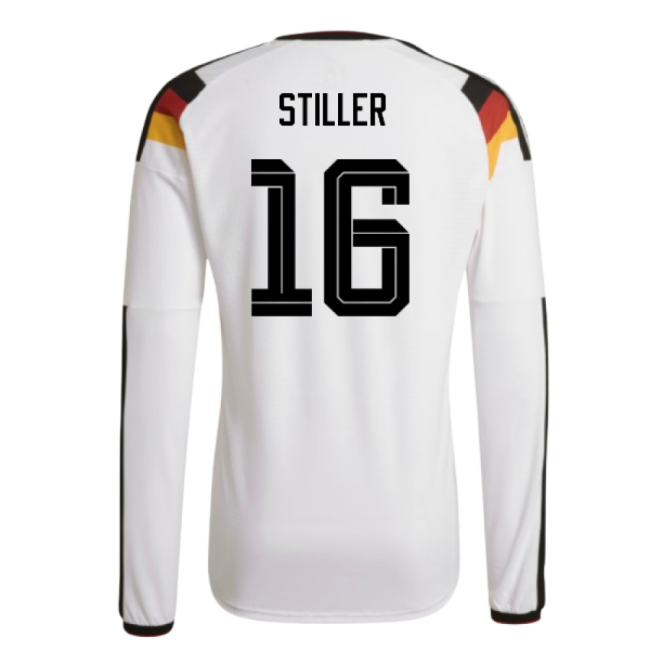 2026-2027 Germany Authentic Long Sleeve Home Shirt (Stiller 16)-Football Jersey Hub