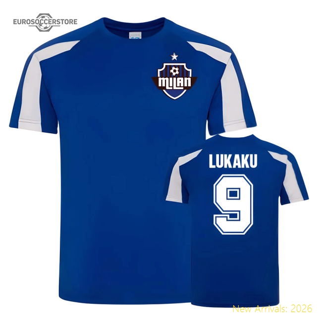 Romelu Lukaku Inter Milan Sports Training Jersey (Blue)-Football Jersey Hub