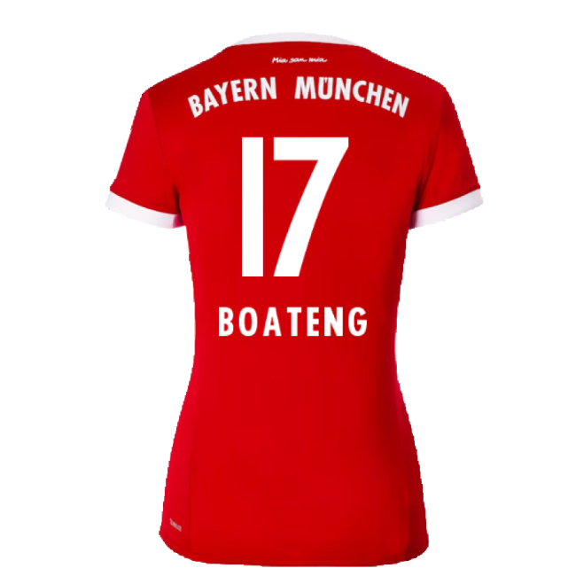 Bayern Munich 2017-18 Womens Home Shirt (XL) ((Excellent) XL) (Boateng 17)-Football Jersey Hub