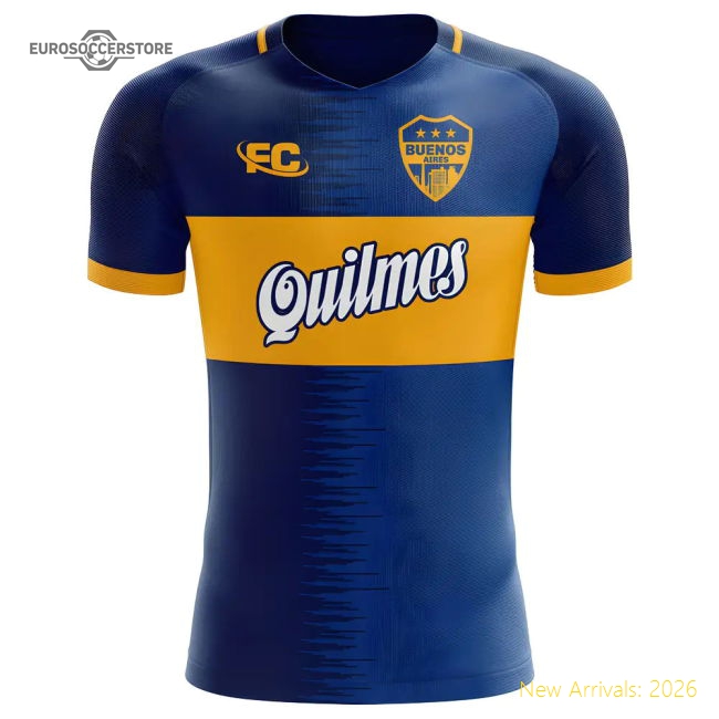 2018-2019 Boca Juniors Fans Culture Home Concept Shirt - Womens-Football Jersey Hub
