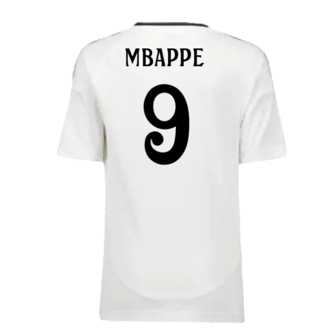 2024-2025 Real Madrid Home Youth Kit (Mbappe 9)-Football Jersey Hub