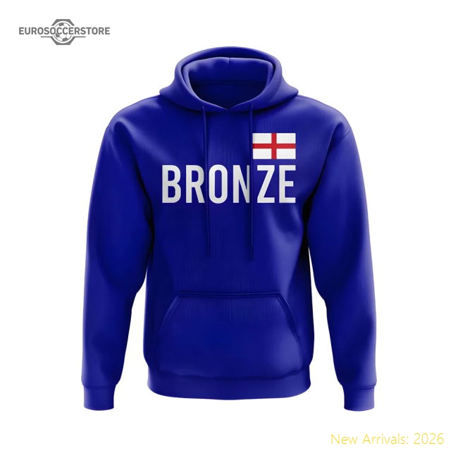 Lucy Bronze England Name Hoody (Royal Blue)-Football Jersey Hub