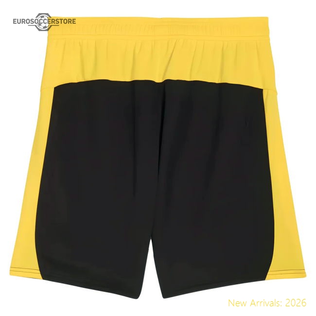 2025-2026 Borussia Dortmund Home Shorts (Black)-Football Jersey Hub