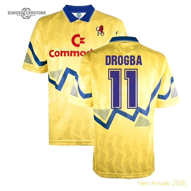 Chelsea 1990 Third Football Shirt (DROGBA 11)-Football Jersey Hub