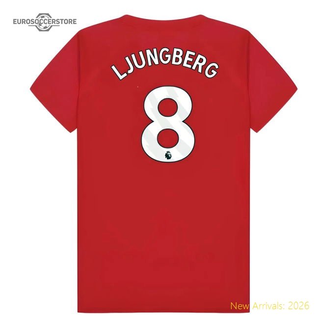 Arsenal Poly T-Shirt (Red) - Kids (Ljungberg 8)-Football Jersey Hub
