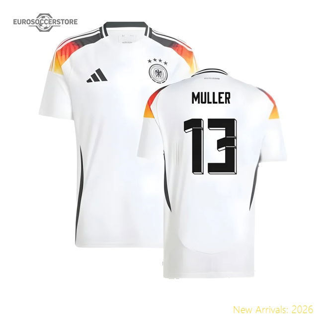 2024-2025 Germany Home Shirt (Muller 13)-Football Jersey Hub