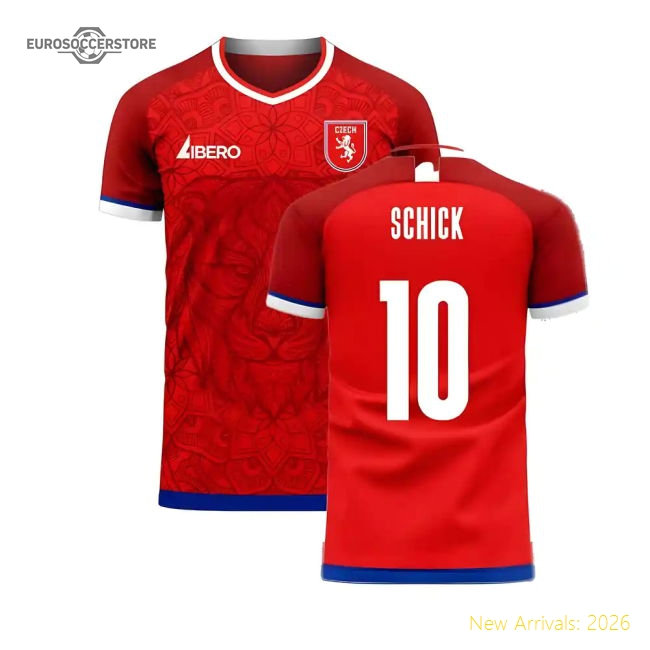 Czech Republic 2025-2026 Home Concept Kit (Libero) (SCHICK 10)-Football Jersey Hub