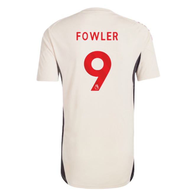 2025-2026 Liverpool Training Jersey (White) - Kids (Fowler 9)-Football Jersey Hub