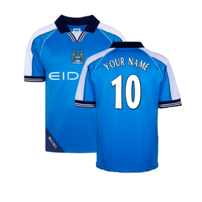 Manchester City 2000 Home Retro Shirt (Your Name)-Football Jersey Hub