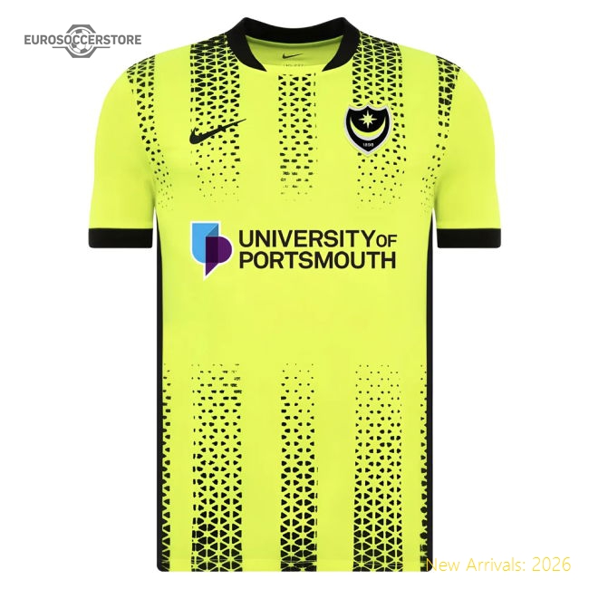 2025-2026 Portsmouth Third Shirt (Your Name)-Football Jersey Hub