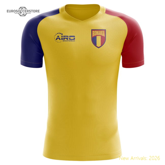 2025-2026 Romania Home Concept Football Shirt - Womens-Football Jersey Hub