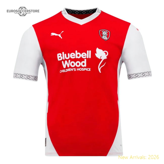 2024-2025 Rotherham United Home Shirt (Your Name)-Football Jersey Hub