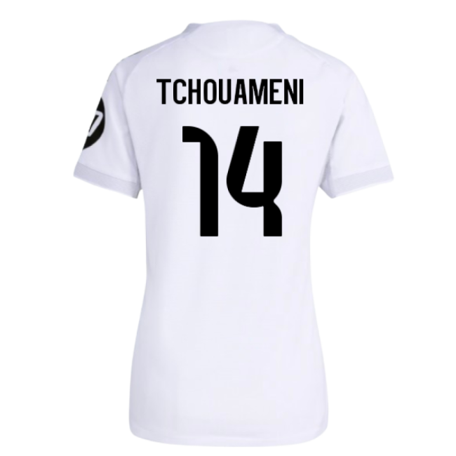 2025-2026 Real Madrid Authentic Home Shirt (Womens) (Tchouameni 14)-Football Jersey Hub