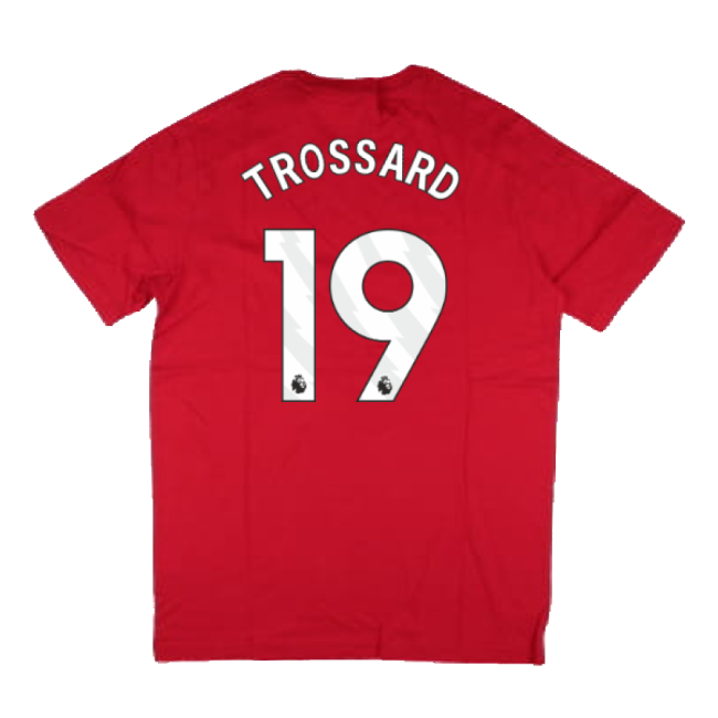 2024-2025 Arsenal DNA Tee (Red) (Trossard 19)-Football Jersey Hub