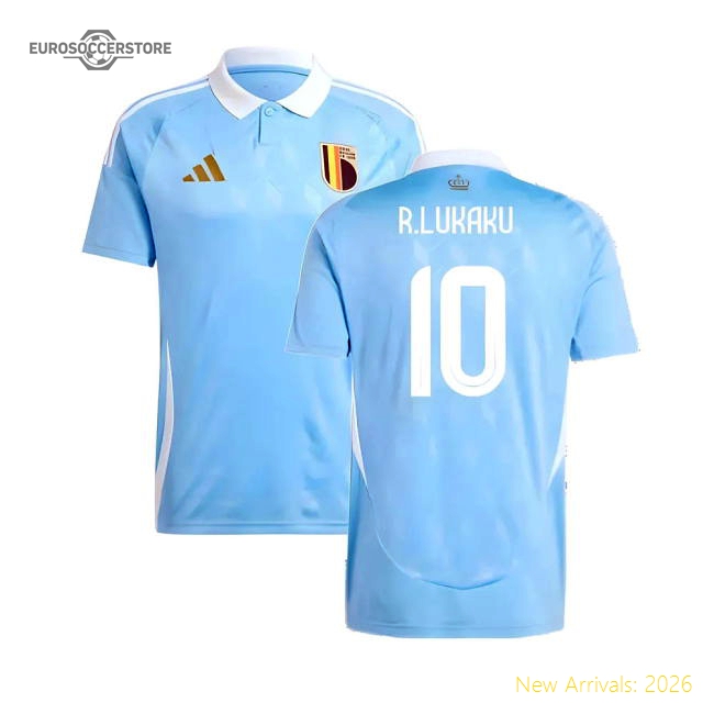 2024-2025 Belgium Away Shirt (R.Lukaku 10)-Football Jersey Hub